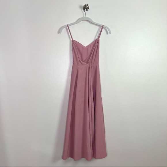 Lulu’s  Remember Me Sweetly Mauve Pink Sleeveless Midi Dress - Picture 6 of 11